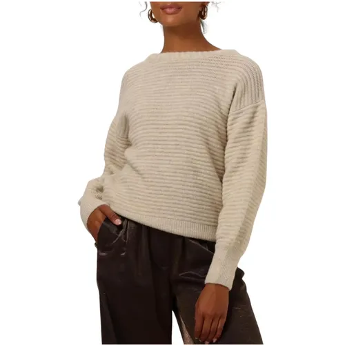 Sand Carry Sweater Casual Chic Look , Damen, Größe: L - Est'Seven - Modalova