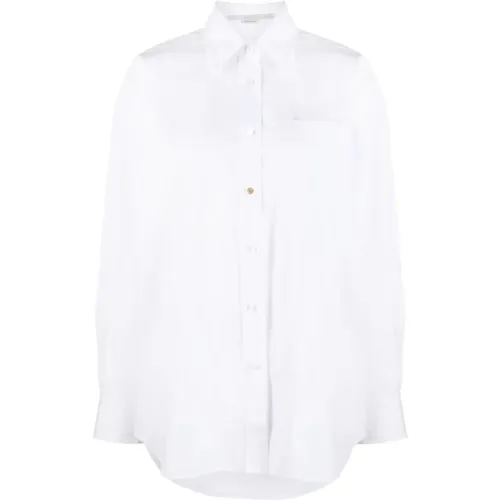 Weiße Oversized Bluse , Damen, Größe: S - Stella Mccartney - Modalova