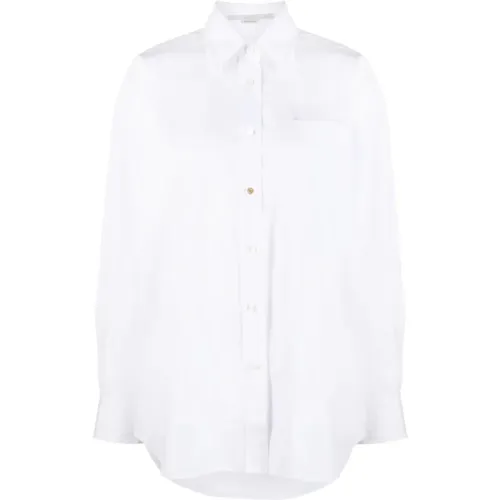 Weiße Oversized Bluse , Damen, Größe: XS - Stella Mccartney - Modalova