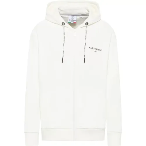 Basic Line De Simoi Hooded Jacket , male, Sizes: M, S, L, 2XL, 3XL, XL - carlo colucci - Modalova