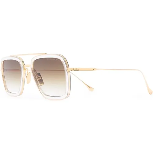 Goldene Sonnenbrille mit Original-Etui,7806 U Sunglasses - Dita - Modalova