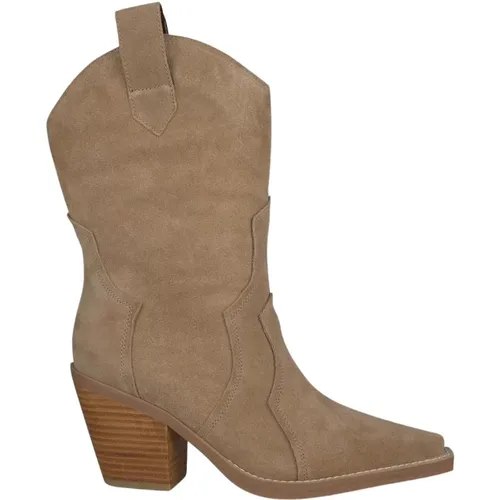 Pointed Toe Leather Ankle Boots , female, Sizes: 5 UK - Alma en Pena - Modalova