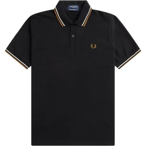 Original Twin Tipped Polo Classic Style , male, Sizes: S, XS, 2XS, 3XS - Fred Perry - Modalova