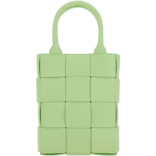 Leather Handbag with Adjustable Strap , female, Sizes: ONE SIZE - Bottega Veneta - Modalova