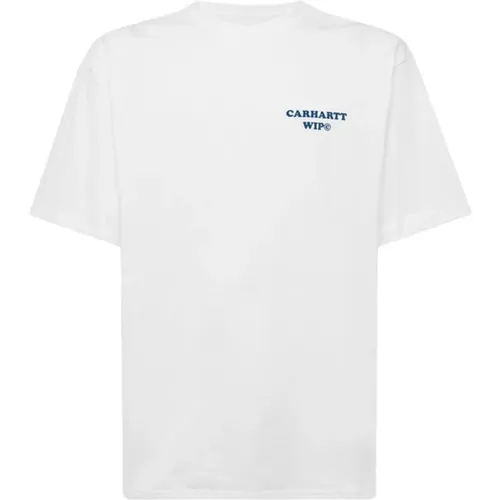 Hochwertiges Baumwoll-Crew-Neck-T-Shirt , Herren, Größe: L - Carhartt WIP - Modalova