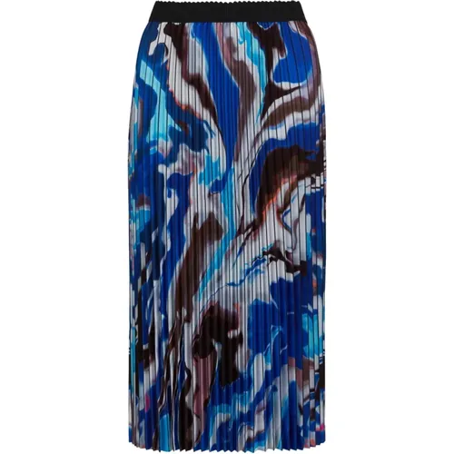 Plisse skirt with print , Damen, Größe: M - Coster Copenhagen - Modalova