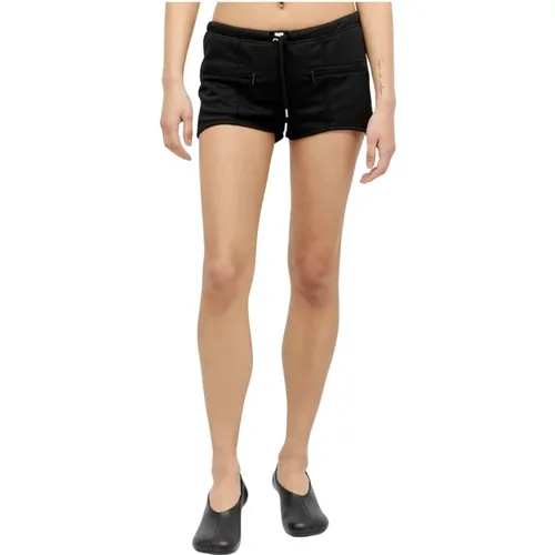 Bestickte Track Mini Shorts , Damen, Größe: M - Courrèges - Modalova