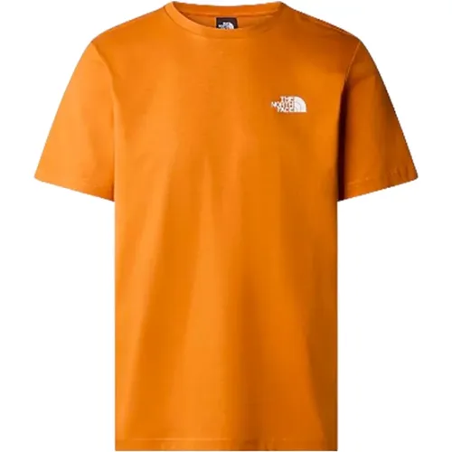 Redbox Desert Rust T-Shirt , male, Sizes: XL, M, S, L - The North Face - Modalova