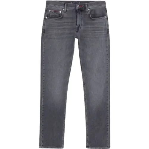 Denton Straight Leg Jeans , male, Sizes: W38, W31, W34, W30, W32, W36 - Tommy Hilfiger - Modalova