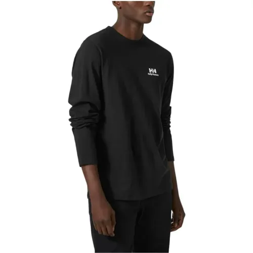 Schwarzes Langarm-T-Shirt Young Urban , Herren, Größe: M - Helly Hansen - Modalova