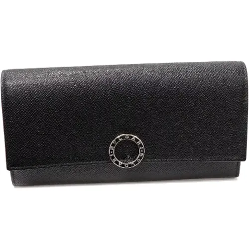 Pre-owned Leather wallets , female, Sizes: ONE SIZE - Bvlgari Vintage - Modalova