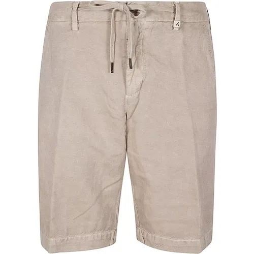 Cotton and Linen Shorts , male, Sizes: S, XL, M - Myths - Modalova