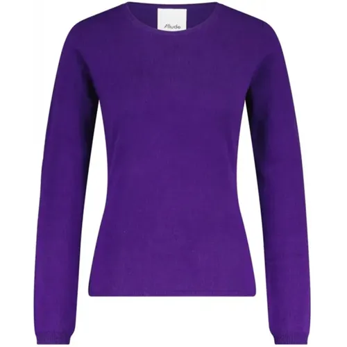 Cashmere Sweater , female, Sizes: XS, L - allude - Modalova
