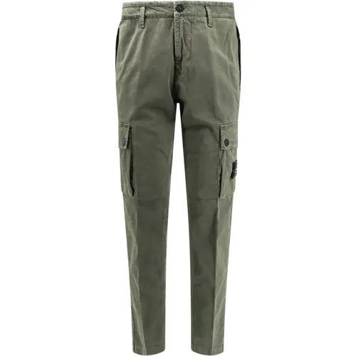 Trousers Aw24 Zip Closure , male, Sizes: W31, W29, W32, W30, W28 - Stone Island - Modalova