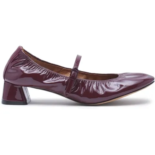 Bordeaux Ballerinas Keilabsatz Schuhe , Damen, Größe: 37 EU - Lanvin - Modalova