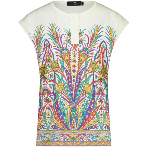 T-Shirts , female, Sizes: XL, L - ETRO - Modalova