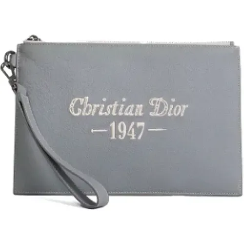 Pre-owned Leather clutches , female, Sizes: ONE SIZE - Dior Vintage - Modalova