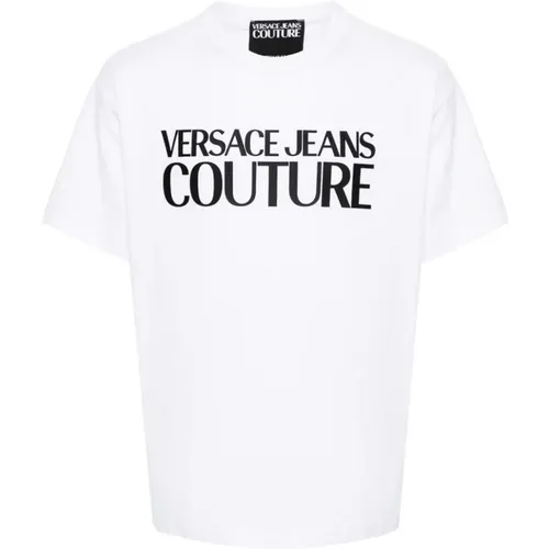 Designer T-shirts and Polos , male, Sizes: L, M - Versace Jeans Couture - Modalova