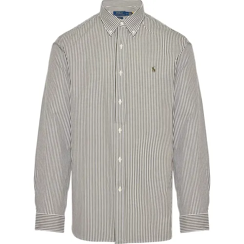 Striped cotton shirt , male, Sizes: M, L, 2XL, XL - Ralph Lauren - Modalova