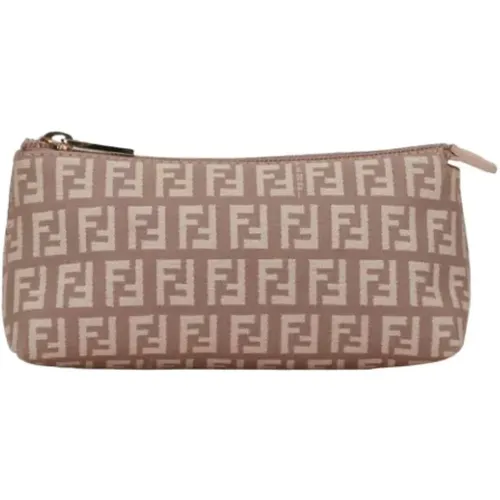 Pre-owned Canvas pouches , female, Sizes: ONE SIZE - Fendi Vintage - Modalova