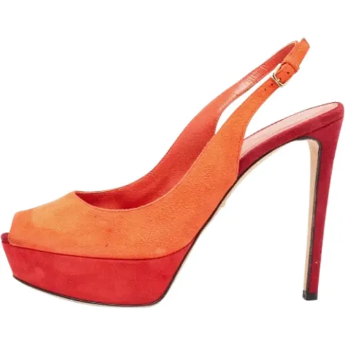 Pre-owned Wildleder heels , Damen, Größe: 38 EU - Sergio Rossi Pre-owned - Modalova