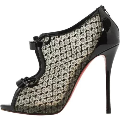 Pre-owned Lace boots , female, Sizes: 5 1/2 UK - Christian Louboutin Pre-owned - Modalova