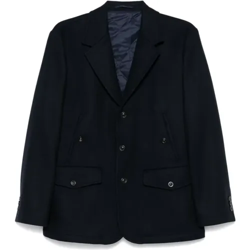 Wool Blend Felted Jacket , male, Sizes: L, XL, M - Boglioli - Modalova