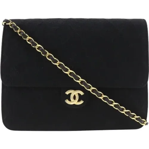 Pre-owned Cotton shoulder-bags , female, Sizes: ONE SIZE - Chanel Vintage - Modalova