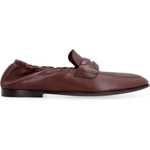 Lederloafer für Männer , Herren, Größe: 44 EU - Dolce & Gabbana - Modalova