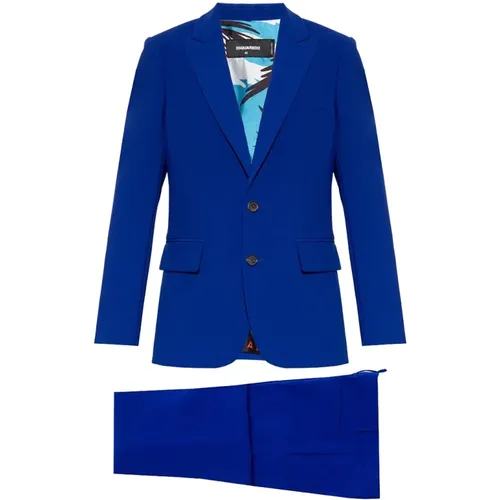 Blaues Anzug mit Taschen Dsquared2 - Dsquared2 - Modalova
