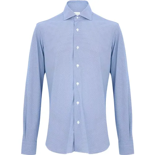 Light Cotton Shirt French Collar , male, Sizes: 4XL, 2XL, L - Barba - Modalova