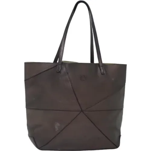 Pre-owned Leather totes , female, Sizes: ONE SIZE - Loewe Pre-owned - Modalova