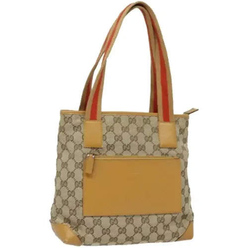 Pre-owned Canvas handbags , female, Sizes: ONE SIZE - Gucci Vintage - Modalova