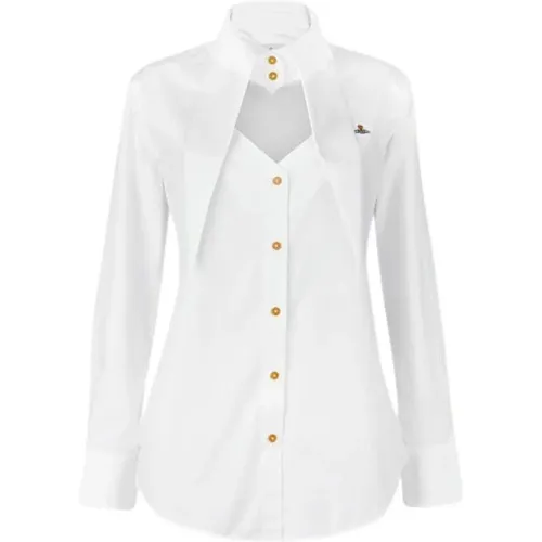 Heart Shirt with Heart Cutout , female, Sizes: XS, S - Vivienne Westwood - Modalova