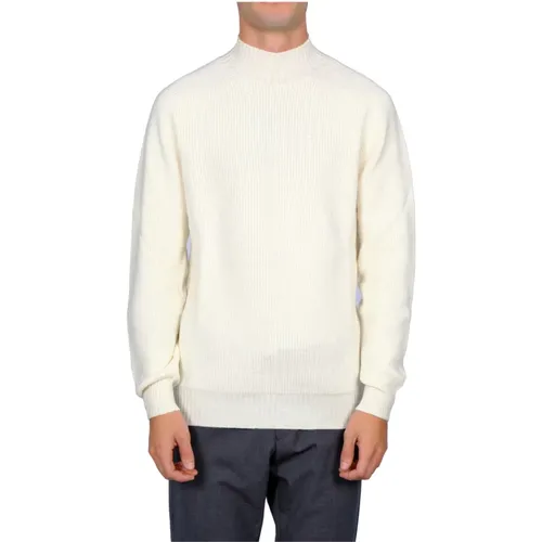 Rain Wool Mens Turtleneck Sweater , male, Sizes: 2XL - La Fileria - Modalova