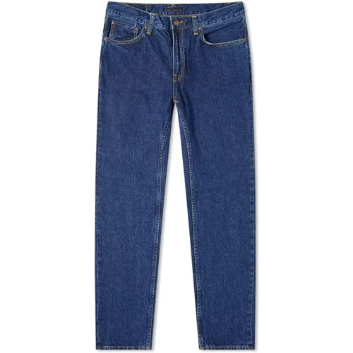 Gritty Jackson Dark Space Jeans , male, Sizes: W33 - Nudie Jeans - Modalova