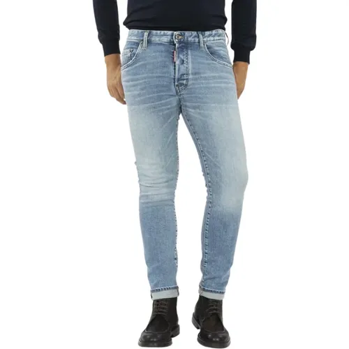 Rugged Skater Cowboy Jeans , male, Sizes: L - Dsquared2 - Modalova