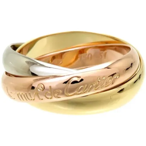 Pre-owned Gold rings , female, Sizes: ONE SIZE - Cartier Vintage - Modalova