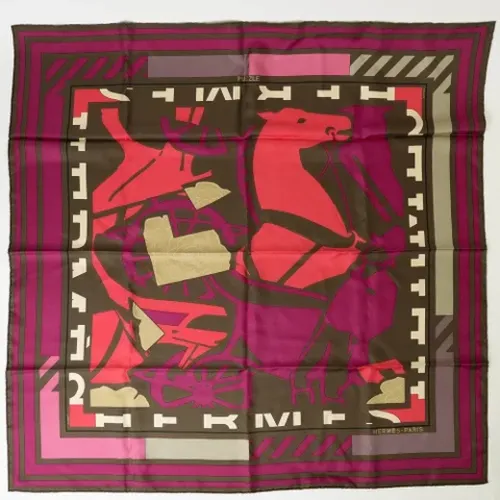 Pre-owned Silk scarves , female, Sizes: ONE SIZE - Hermès Vintage - Modalova