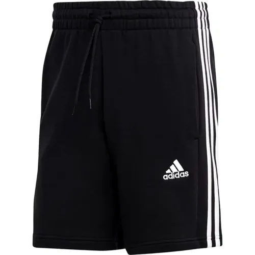 Essentials French Terry 3 Bandas Shorts , Herren, Größe: M - Adidas - Modalova