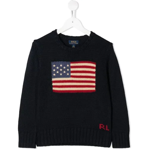 Hunter Navy Pullover - Polo Ralph Lauren - Modalova