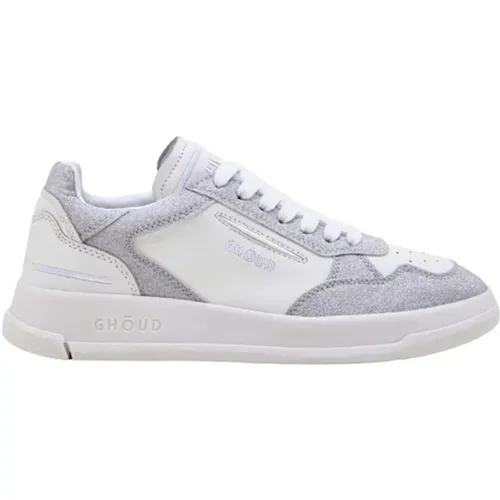 Perforierte Ledertennisschuhe , Damen, Größe: 36 EU - Ghoud - Modalova