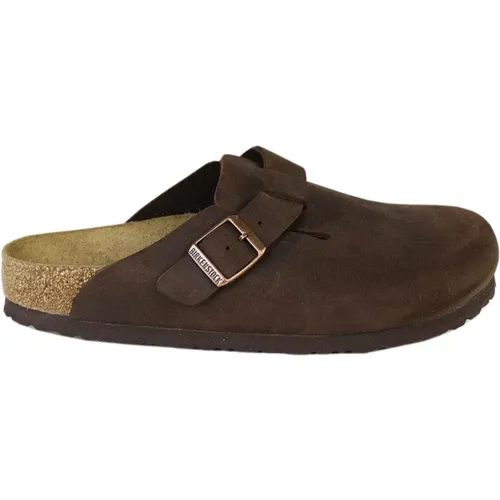 Oiled Leather Clog with Side Buckle , female, Sizes: 7 UK, 6 UK, 8 UK - Birkenstock - Modalova