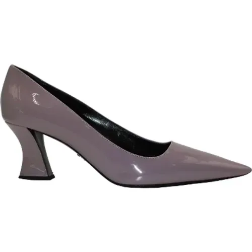 Pre-owned Leather heels , female, Sizes: 4 UK - Prada Vintage - Modalova