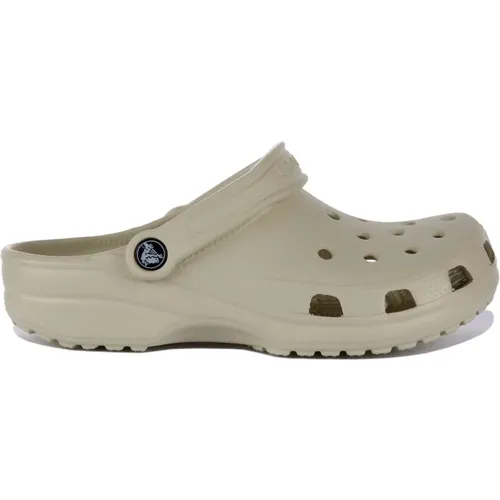 Classic Comfort Sandals in Ivory , male, Sizes: 9 UK, 11 UK, 12 UK, 7 UK, 5 UK, 4 UK, 3 UK, 8 UK - Crocs - Modalova