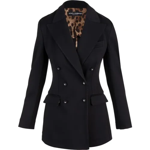 Sophisticated Double-Breasted Blazers , female, Sizes: S, XS - Dolce & Gabbana - Modalova