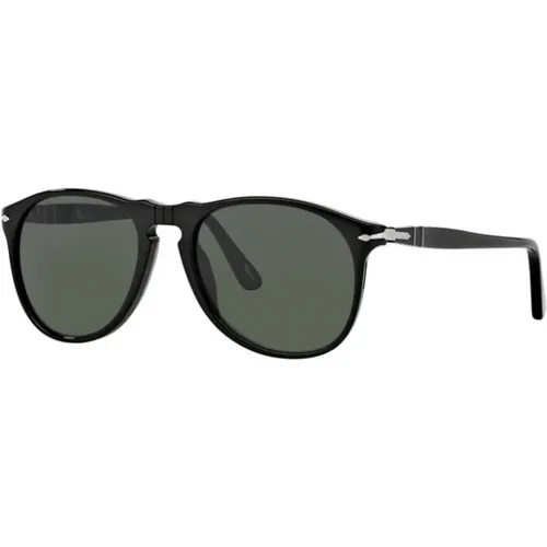 Klassische Sonnenbrille Schwarzer Rahmen , Herren, Größe: 55 MM - Persol - Modalova