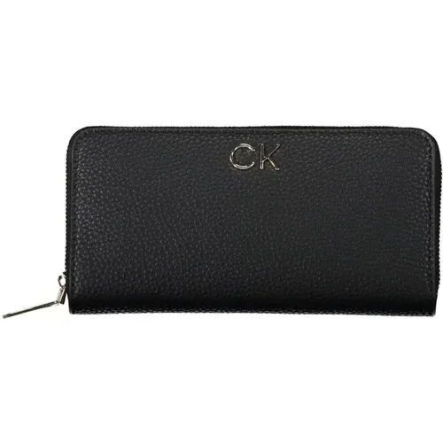 Polyester Wallet with 5 Compartments and Coin Purse , female, Sizes: ONE SIZE - Calvin Klein - Modalova