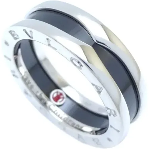 Pre-owned Silver rings , female, Sizes: ONE SIZE - Bvlgari Vintage - Modalova