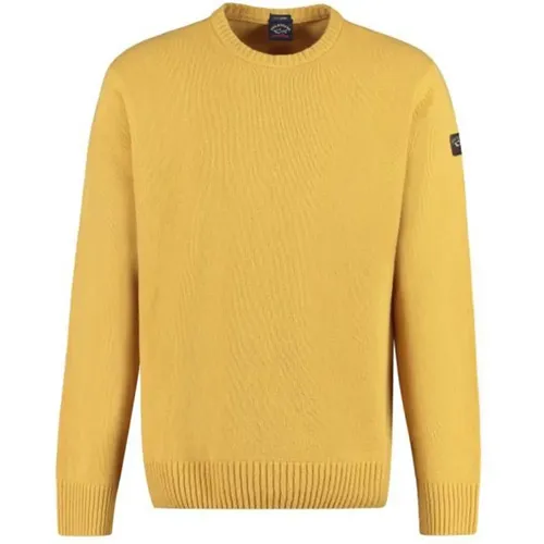 Wool Crewneck Sweater , male, Sizes: 2XL, S - PAUL & SHARK - Modalova